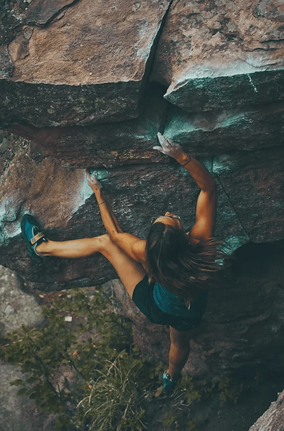 rock climbing